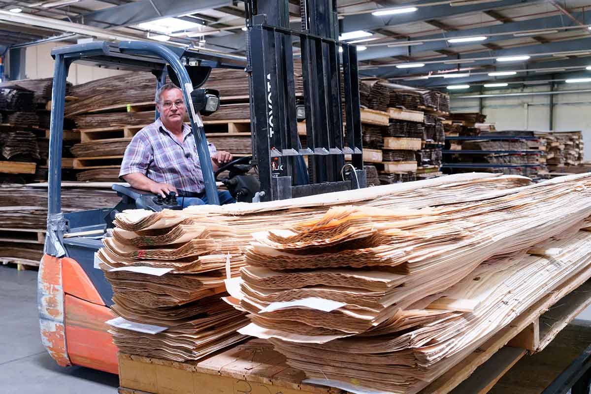 Transport mit dem Gabelstapler