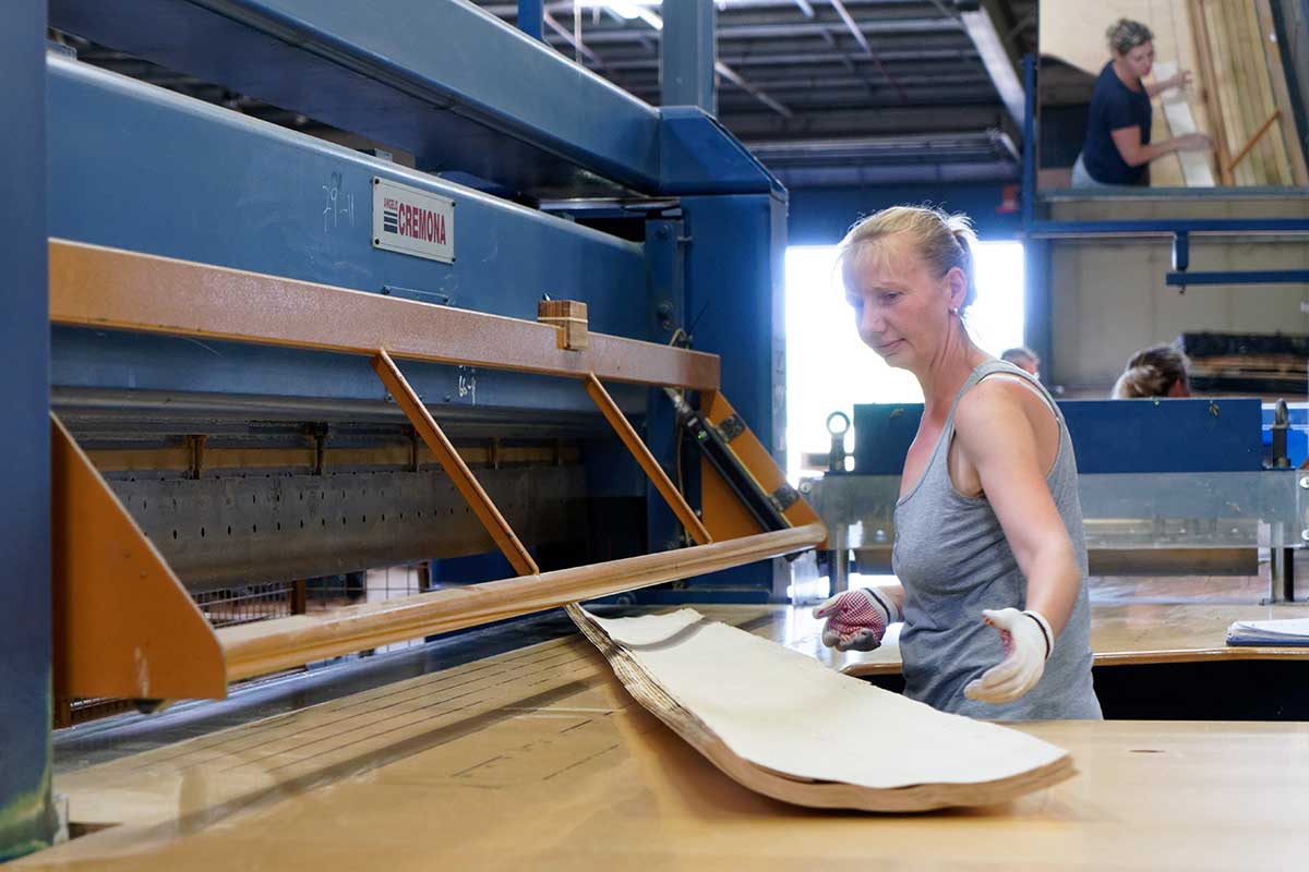 Maßschnitt unterm Messer