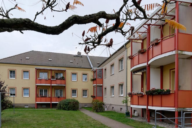 Wohnungen der WBG Pritzwalk am Bahnhof